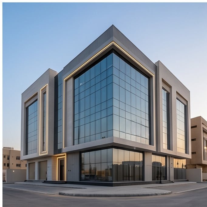 مبنى حي الغدير الرياض